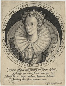 Elizabeth, dronning av England av Crispijn van de Passe I