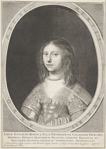Portrett av Louise Henriëtte, prinsesse av Orange, i en alder av 12