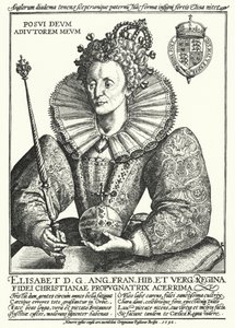 Elizabeth I, dronning av England (gravering)