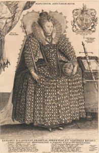 Elizabeth, dronning av England, ca. 1603 (gravering)