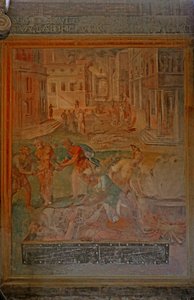 Martyrium og lemlestelse av forskjellige helgener av Cristoforo and Tempesta, Antonio Roncalli