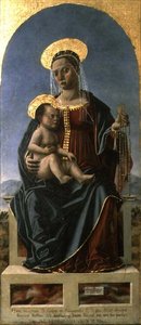 Madonna og barn av Cristoforo da Lendinara Canozzi or Canozi