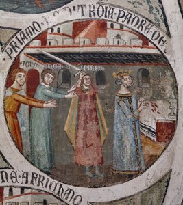 Der Tod des Priamos durch die Hand von Pyrrhus von Cristoforo di & Piero Meo di Bindoccio