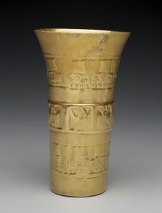 Beger: Fugler og hoder, 900-1100 (gull)