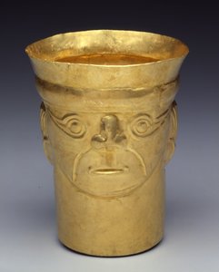 Dobbeltsidig kopp, 900-1100 (gull)