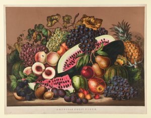Amerikansk fruktstykke av Currier and Ives
