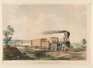 Ekspresstoget av Currier and Ives