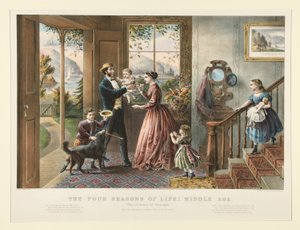 Livets fire årstider: middelalder (s. 1079) av Currier and Ives