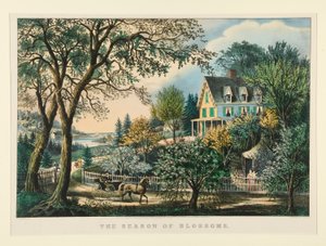 Blomstersesongen av Currier and Ives