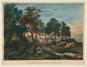 Twilight Hour. av Currier and Ives