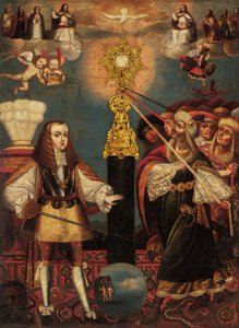 Charles II i Defense of the Eucharist, slutten av 1600-tallet