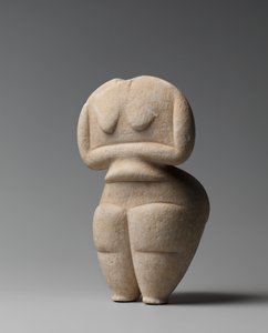 Endelig neolittisk kvinneskikkelse, 4500–4000 f.Kr. (marmor)