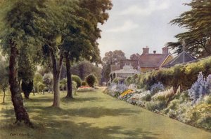 Urteaktig kant, Osborne Cottage (farge litho)