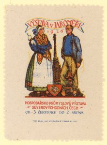 Northeastern Bohemia Economic and Industrial Exhibition, Jaromer, Tsjekkoslovakia, 1926 av Czech School