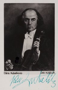 Portrett av Jan Kubelik av Czech School