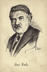 Portrett av Josef Suk av Czech School