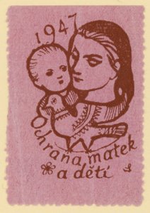 Beskyttelse av mødre og barn, 1947 av Czech School
