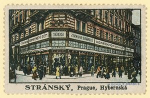 Stransky konditorer, Hybernska Street, Praha av Czech School