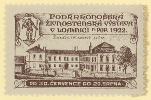 Handelsutstilling, Lomnica., Tsjekkoslovakia, 1922 av Czech School