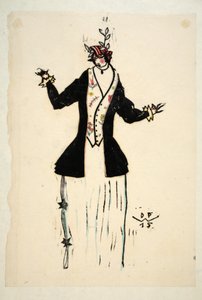 Design for jakke og vest, plate 2, bok 4, illustrasjon fra 