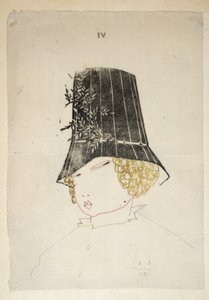 Design for en hatt, plate 4, illustrasjon fra 