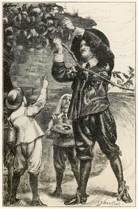 Christians gutter begynte å spise" fra "The Pilgrim