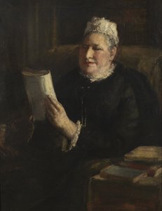 Portrett av Hon. Mrs Adams, ca. 1900 (olje på lerret)