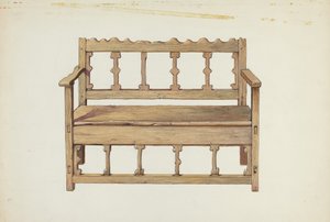 Benk av Dana Bartlett