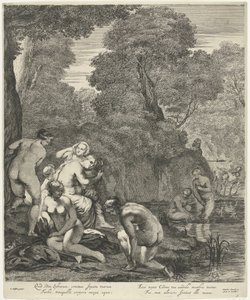 Diana og nymfene hennes oppdaget av Actaeon