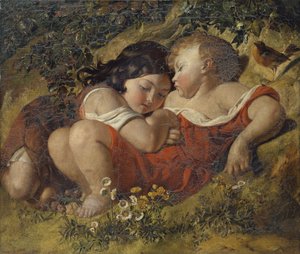 Barn i skogen av Daniel Maclise