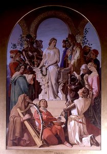 The Spirit of Chivalry (olje på lerret) av Daniel Maclise