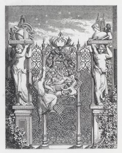 Illustrasjon for Tennysons dikt, The Princess (gravering) av Daniel (after) Maclise
