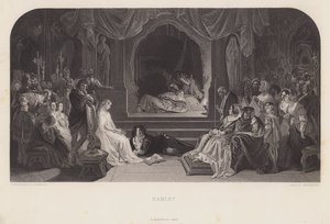 Lekescenen i Hamlet (gravering)