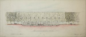 Potomac Round Point, Washington D.C., Section Sketch, 1909.
