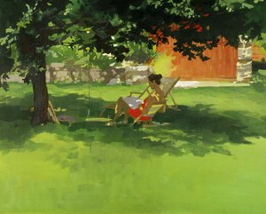 Leser (akryl på lerret)