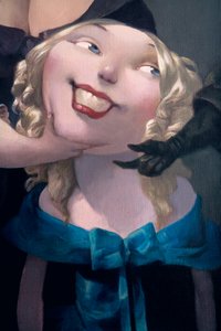 Forslaget, detalj, fra Bluebeard av Charles Perrault (1628-1703) av Daniel Cacouault