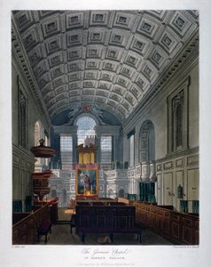 Innvendig utsikt over Chapel Royal i St James