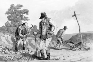 Road Menders, 1812 av Daniel Havell