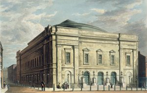 Theatre Royal, Drury Lane, i London, designet av Benjamin Wyatt i 1812, 1826