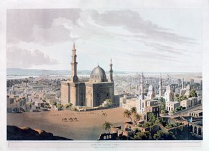 Utsikt over Grand Cairo, Egypt, 1809.