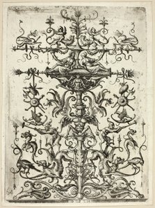 Ornament med arabesker, 1526/30, trykt 1684