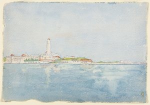 Skisse tatt i Alger, Nord-Afrika, reiseskisse