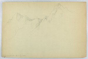 Dixville Notch, tilnærming fra vest av Daniel Huntington