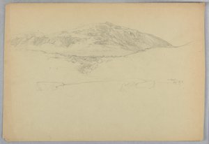 Landskapsskisse, Mount Desert, Maine av Daniel Huntington
