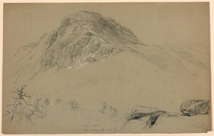 Ser sørover, Mount Mansfield, Vermont av Daniel Huntington