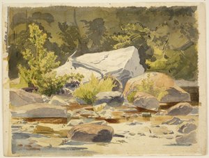 Fjellbekk av Daniel Huntington