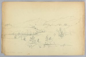 Mt. Jefferson fra nær Whitefield av Daniel Huntington
