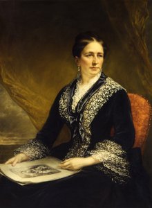 Portrett av Mary McCrea Stuart Mrs. Robert Leighton Stuart, ca. 1840-1885