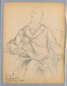 Skisser til Mr. Winthrop's Portrait for the Historical Society, Mass. av Daniel Huntington