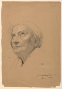 Studie for "Sykes fellesskap" av Daniel Huntington
